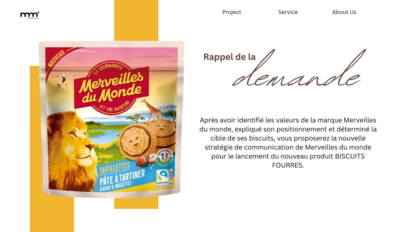 Rappel de la demande